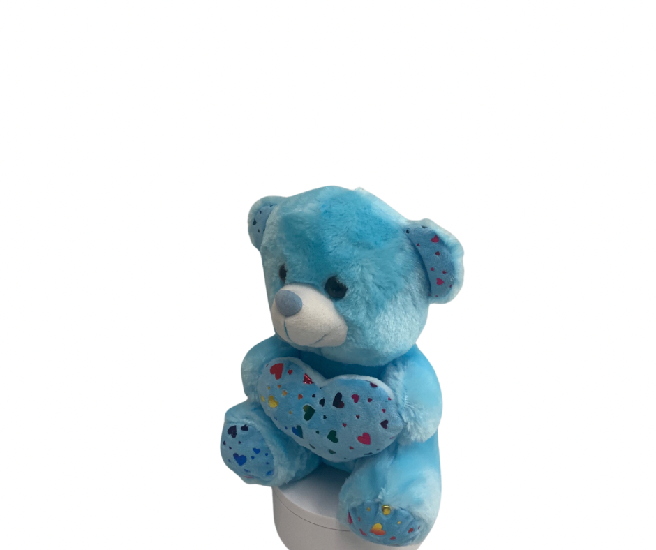 8.5 inch Blue Sparkle Bear