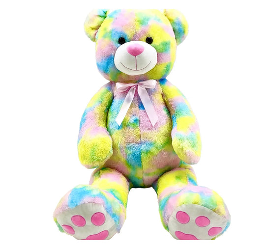 60" Tie Dye Teddy Bear