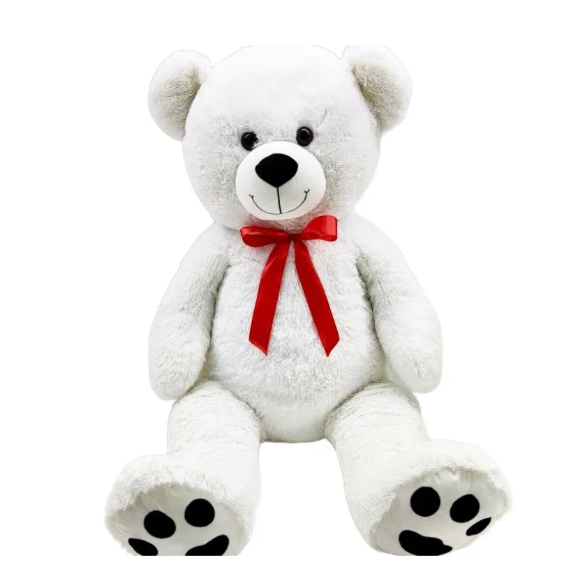 60" White Teddy Bear