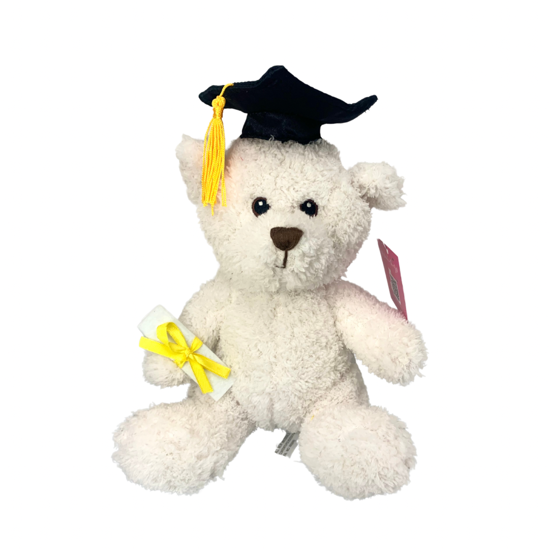 White Graduation Teddy Bear